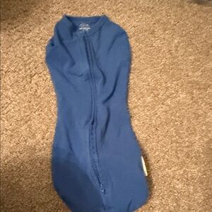 Newborn cotton zip swaddle